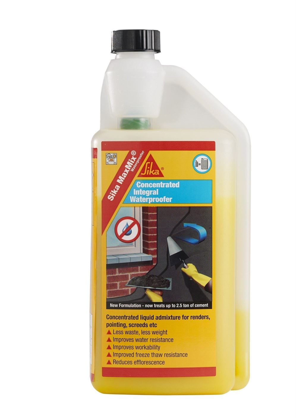 Sika MaxMix Concentrated Integral Waterproofer 1L