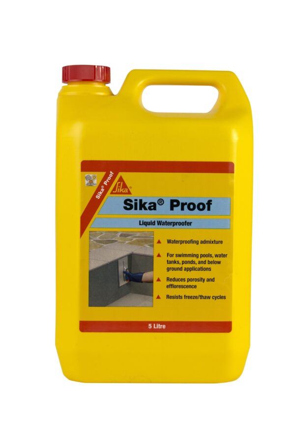 Sika Proof Liquid Waterproofer 5l